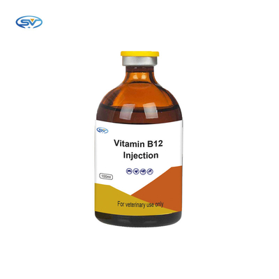 Supplemento di iniezione di vitamina B12 per farmaci iniettabili veterinari GMP per cavalli bovini