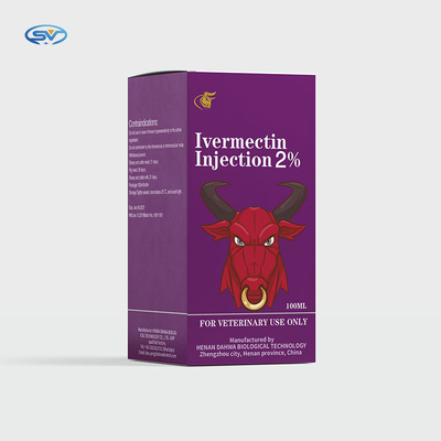 Droghe iniettabili veterinarie dell'iniezione di ivermectina 1% per il bestiame ed i maiali delle capre