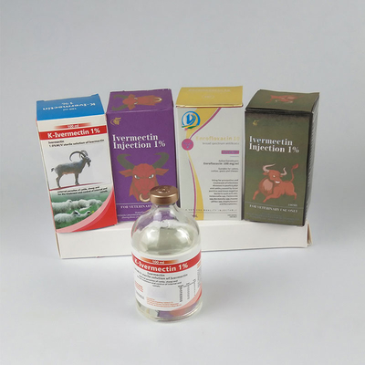 Droghe iniettabili veterinarie dell'iniezione di ivermectina 1% per il bestiame ed i maiali delle capre