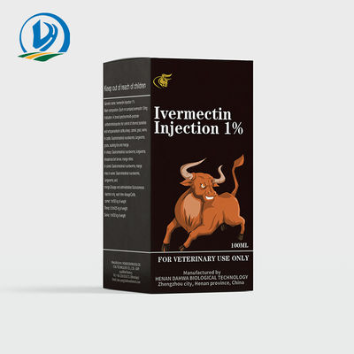 Iniezione iniettabile veterinaria della cosa repellente di insetto delle droghe dell'iniezione di ivermectina 1% per il bestiame