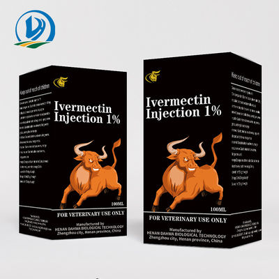 Iniezione iniettabile veterinaria della cosa repellente di insetto delle droghe dell'iniezione di ivermectina 1% per il bestiame