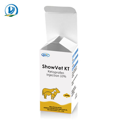 Droghe iniettabili veterinarie dell'iniezione liquida di ketoprofene 10% 100ml per il bestiame dei cani