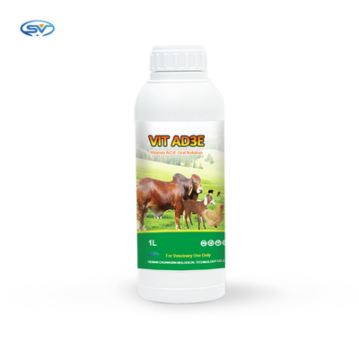 Soluzione orale orale della vitamina AD3E della medicina della soluzione per i cavalli, bestiame, pecore, capre, maiali, cani, gatti, rabbino