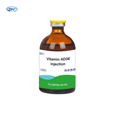 100ml iniezione iniettabile veterinaria della vitamina Ad3e delle droghe GMP per le pecore del bestiame