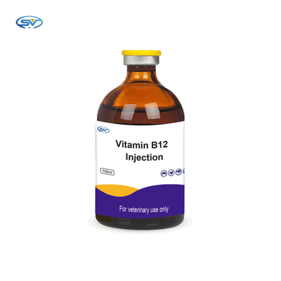 Vitamina iniettabile veterinaria di supplemento dell'iniezione di vitamina b12 di Inj Vit B12 delle pecore delle droghe per i cavalli del bestiame