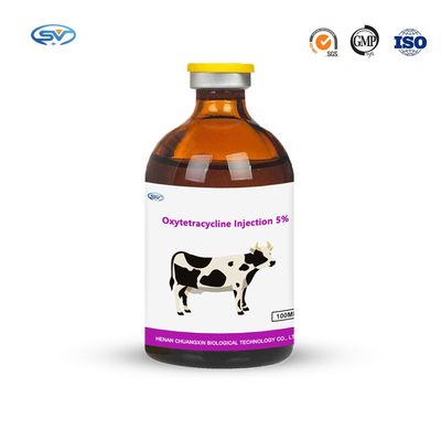 Anti iniezione respiratoria 5% dell'ossitetraciclina delle droghe di ossitetraciclina dell'iniezione iniettabile veterinaria del cloridrato