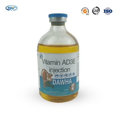 Iniezione iniettabile veterinaria della vitamina AD3E delle droghe del multivitaminico per le pecore del bestiame