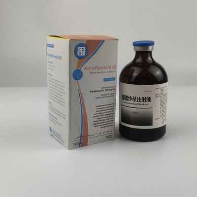 Chinoloni iniettabili veterinari 100ml delle droghe di enrofloxacina 10% di CHBT