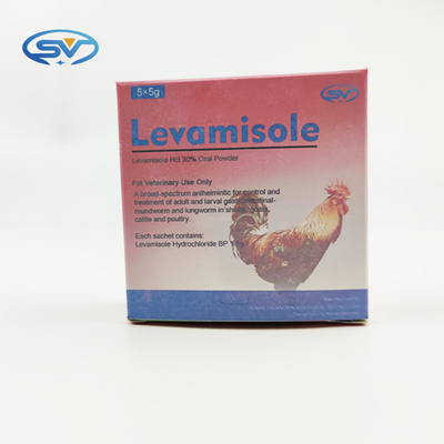 Cloridrato veterinario del levamisolo delle droghe antiparassitarie 30% di CAS 16595-80-5