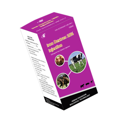 Iniezione iniettabile veterinaria 10% del dextrano del ferro delle droghe per le capre delle pecore del bestiame