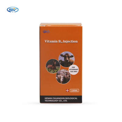 Droghe iniettabili veterinarie dell'iniezione di vitamina b12 per uso del bestiame e del pollame dell'azienda agricola